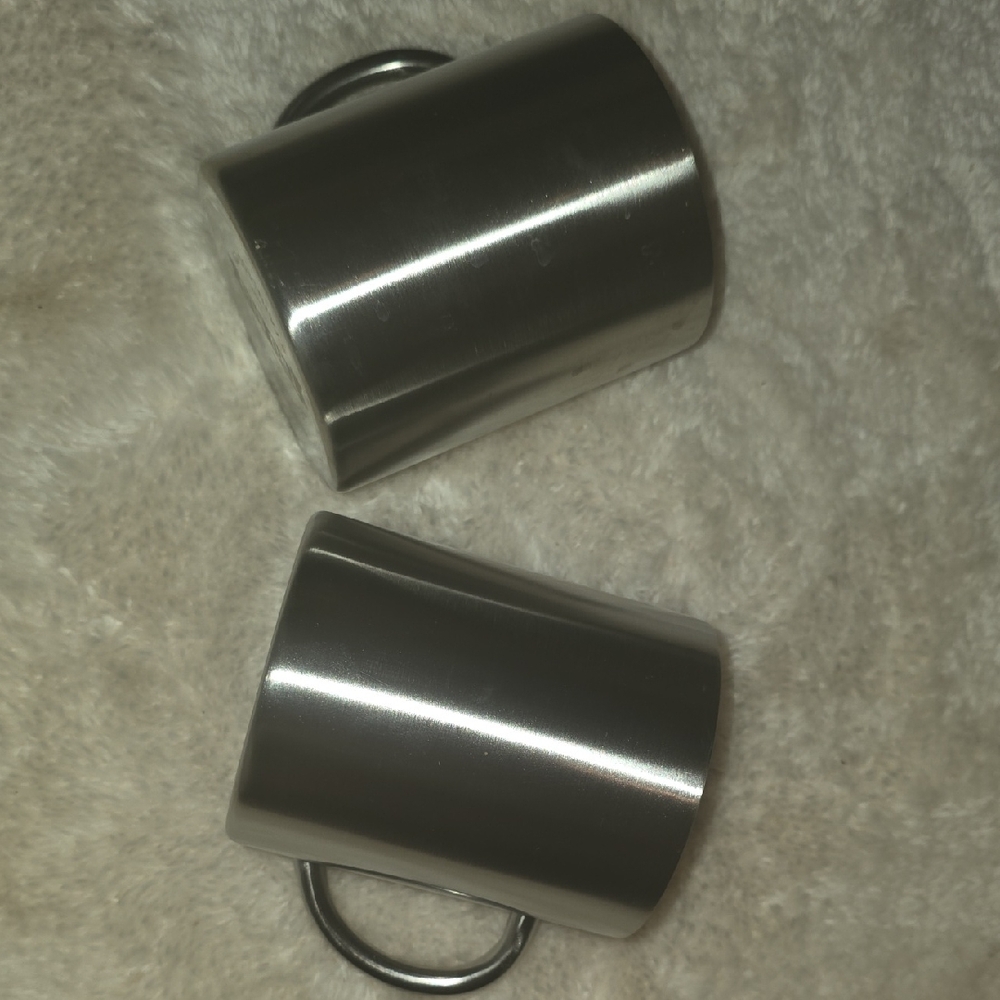 Stainless Steel Mug Set of 2